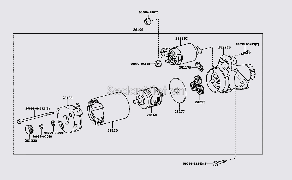 Roto máy đề Toyota Camry 2009-2012