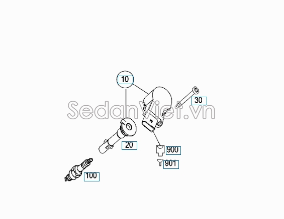 Mô bin Mercedes-Benz E240 2009