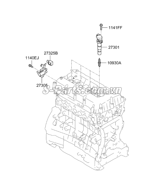 Bugi Hyundai Santafe 2013-2015