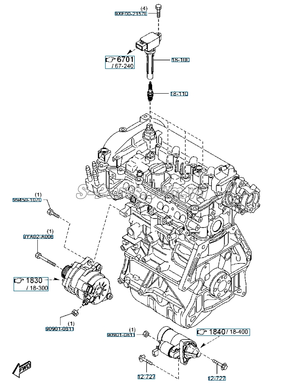 Mô bin Mazda 3 2017