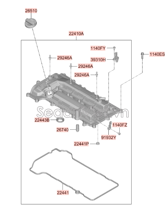 Phớt dầu Hyundai Tucson 2015-2017