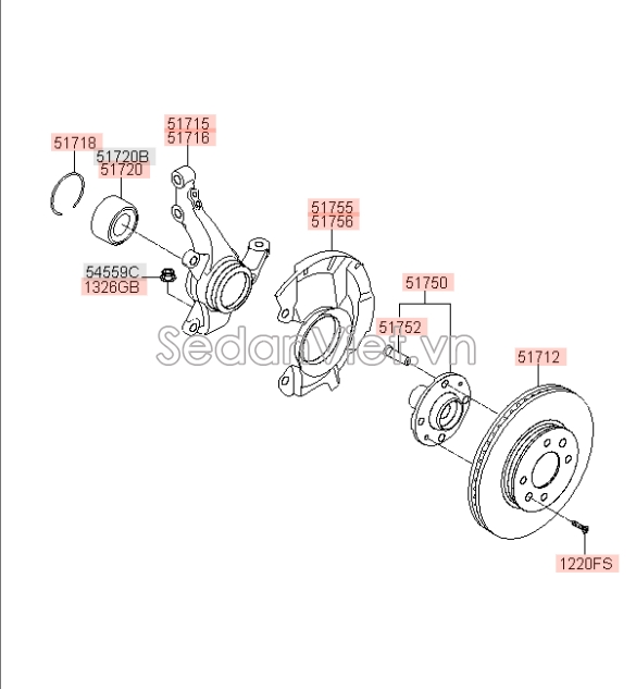 Tăm bép KIA Rio 2014