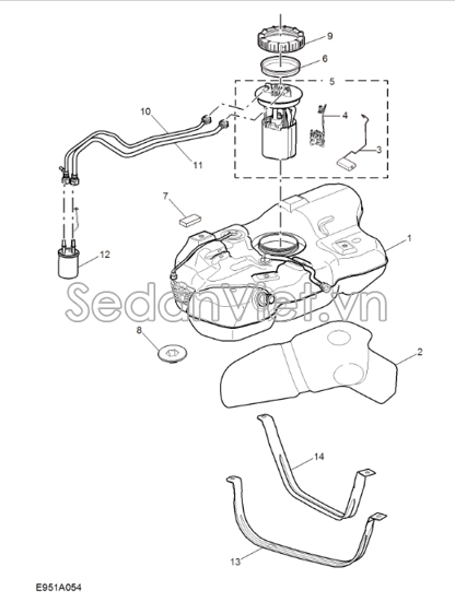 Lọc xăng MG5 2021-2023