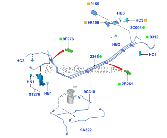 Lọc xăng Ford Ecosport 2013-2016