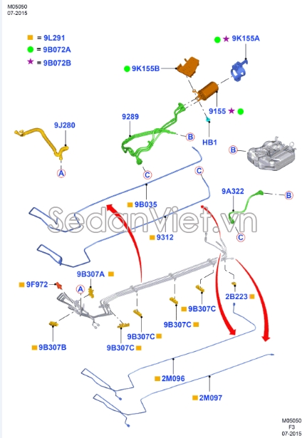 Lọc xăng Ford Focus 2015
