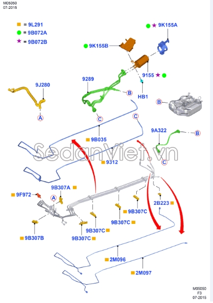 Lọc xăng Ford Focus 2015