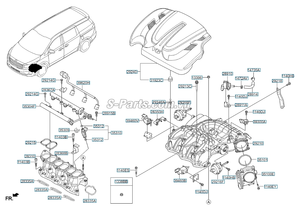 Cảm biến khí nạp Hyundai i20 2008-2011