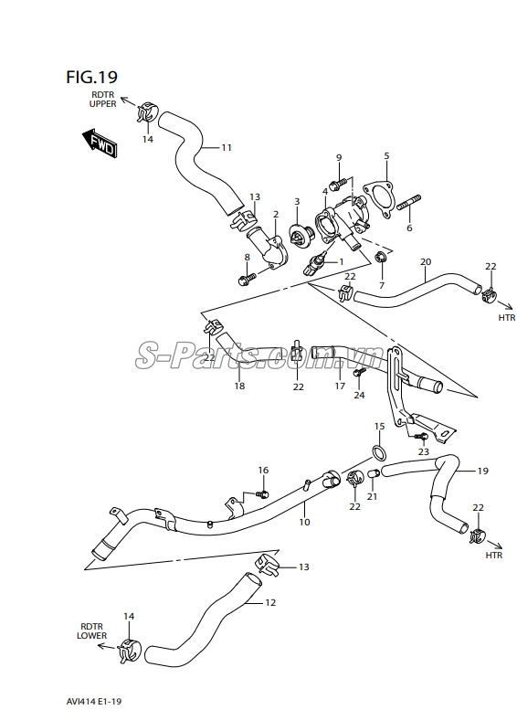 Van hằng nhiệt Suzuki Ertiga 2018