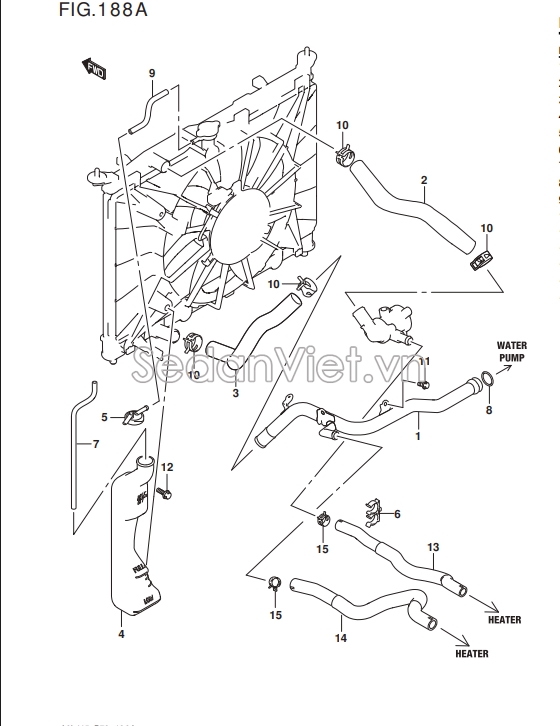 Bình nước phụ Suzuki Ertiga 2018