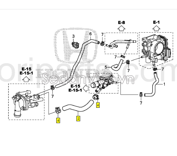 Trục cam hút Honda City 2017
