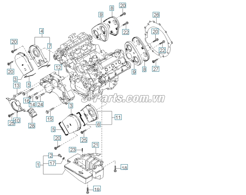 Ốp che cam KIA Carnival 2004-2007