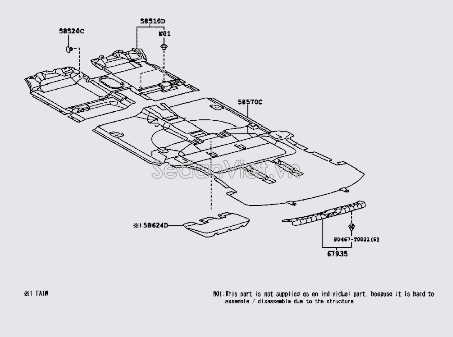 Ốp che khóa cốp hậu Toyota Innova 2008-2011