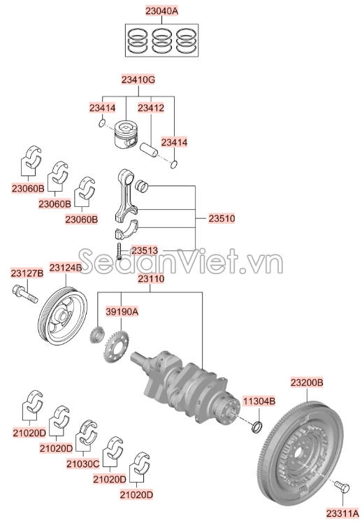 Đĩa từ KIA Morning 2012-2014