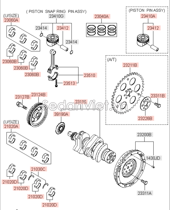 Đĩa từ KIA Morning 2012-2014