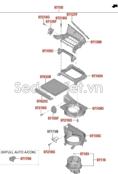 Lọc gió điều hòa Hyundai Tucson 2015