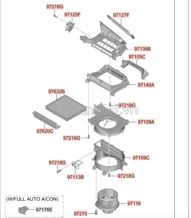 Lọc gió điều hòa Hyundai Tucson 2015