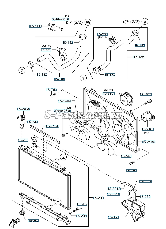 Bình nước phụ Mazda CX-5 2016