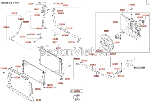 Phin lọc ga Hyundai Tucson 2015-2017