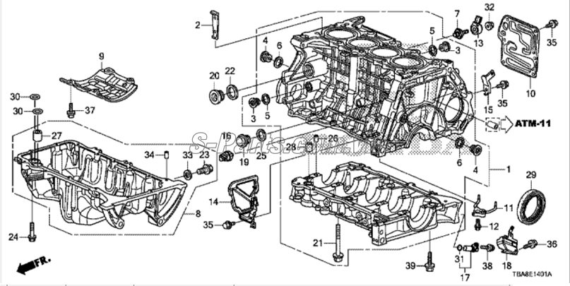 Cảm biến tiếng gõ động cơ Honda City 2017-2020