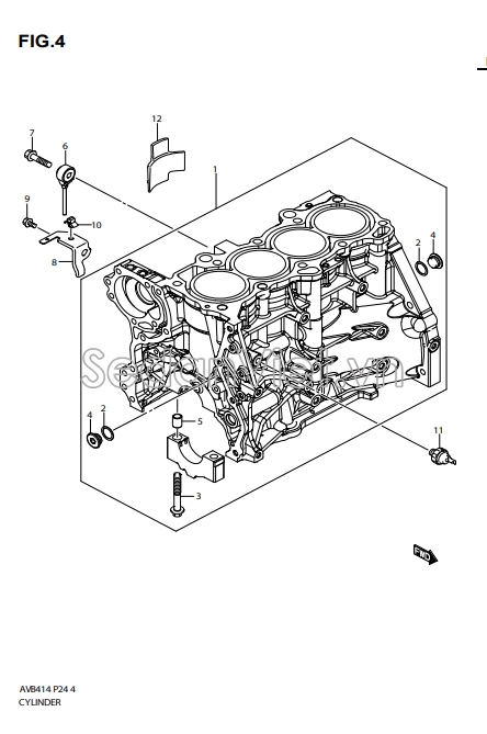 Lốc máy Suzuki Swift 2013-2017