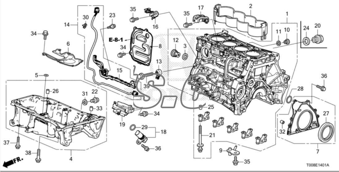 Cảm biến tiếng gõ động cơ Honda City 2017-2020