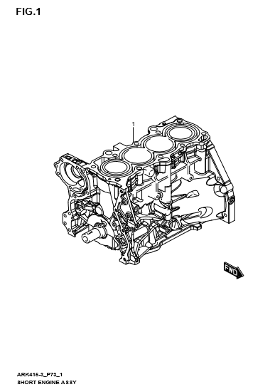 Lốc máy liền trục cơ và piston Suzuki XL7 2020