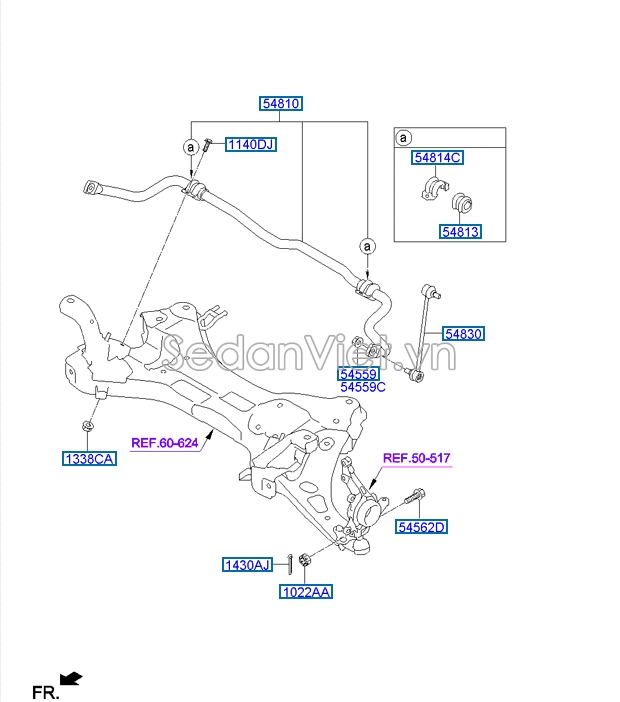 Rotuyn cân bằng trước Hyundai Tucson 2010-2012