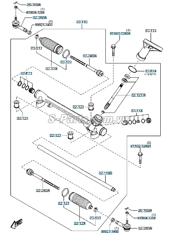 Rotuyn lái trong Mazda CX-5 2016