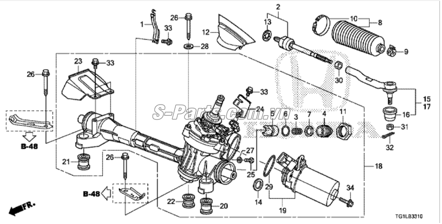 Rotuyn lái ngoài Honda City 2013-2014