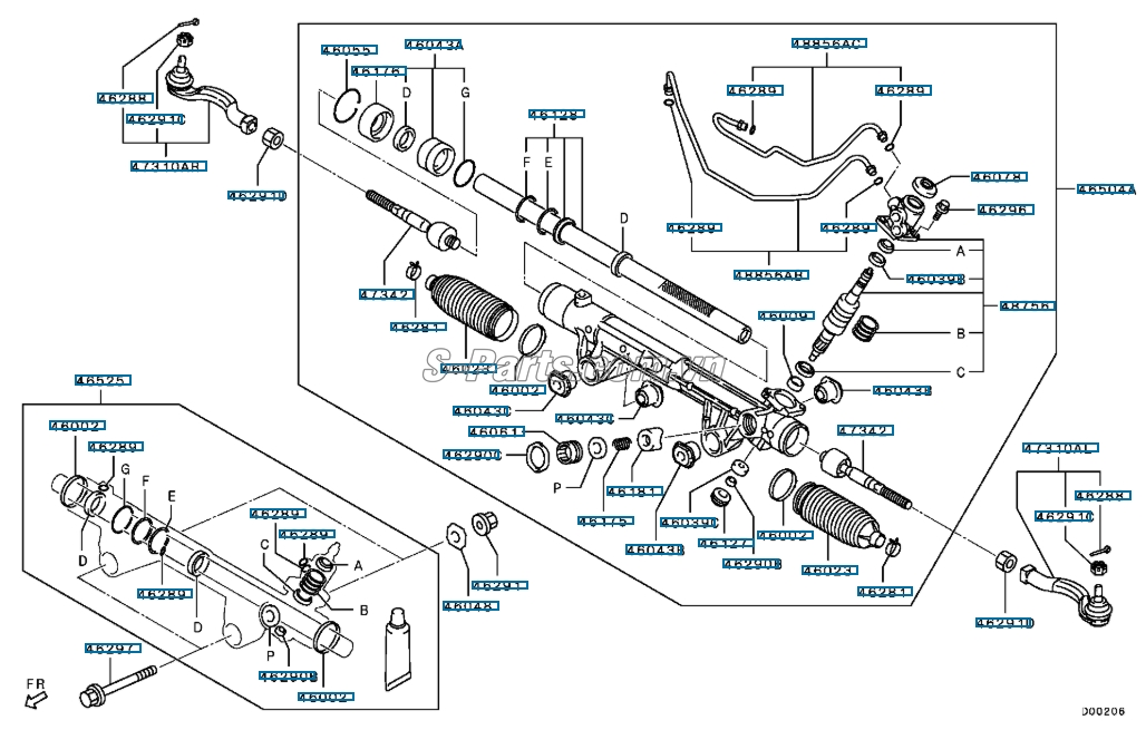 Rotuyn lái trong Mitsubishi Triton 2005-2009