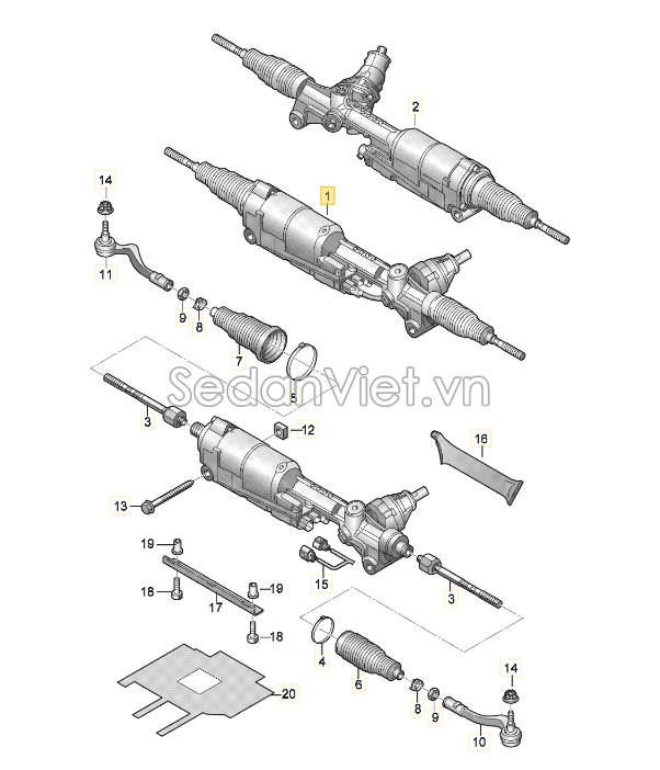 Rotuyn lái ngoài  Audi A7 2010