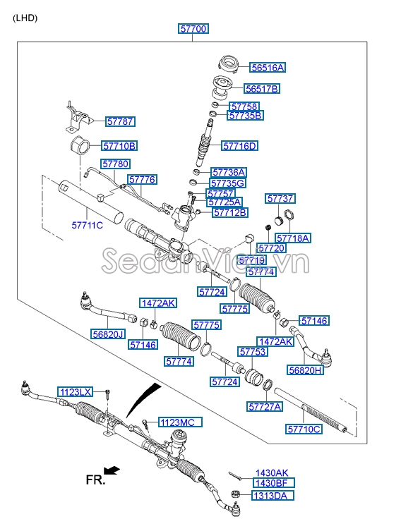 Rotuyn lái trong KIA Sportage 2010-2013