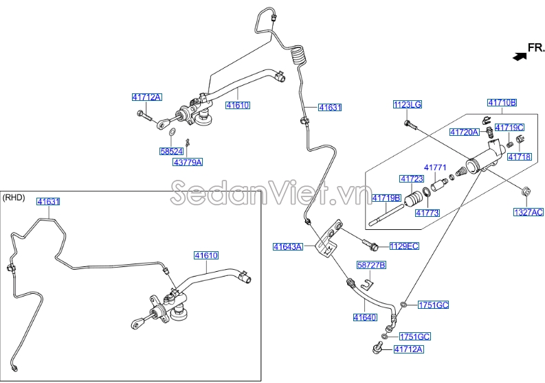 Tổng côn Hyundai Starex 2017