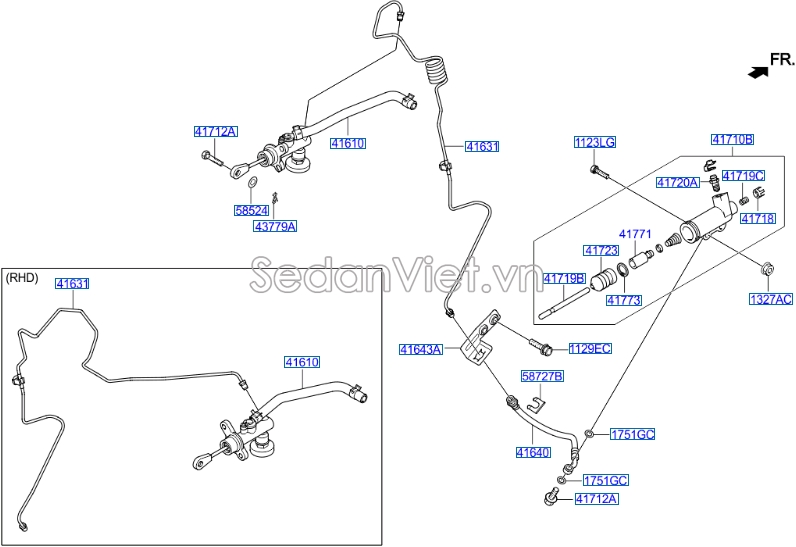 Tổng côn Hyundai Starex 2017