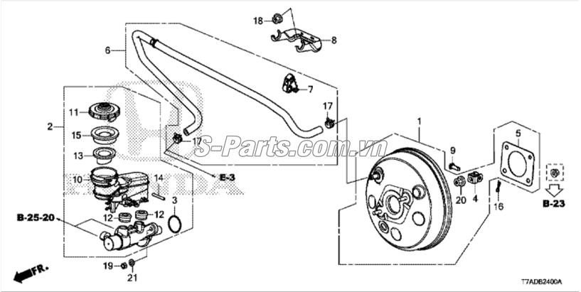 Cốc lọc dầu bình dầu phanh Honda City 2017-2020
