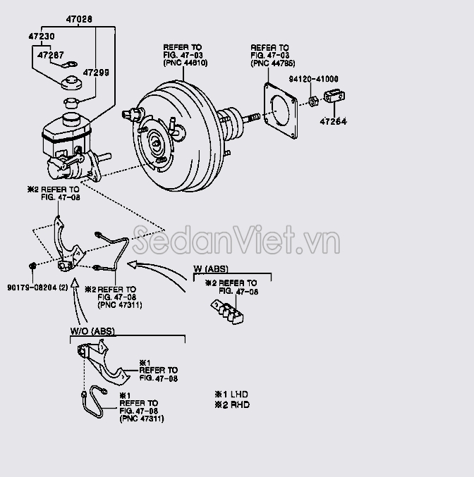 Cốc lọc dầu bình dầu phanh Toyota Land Cruiser Prado 2009-2013