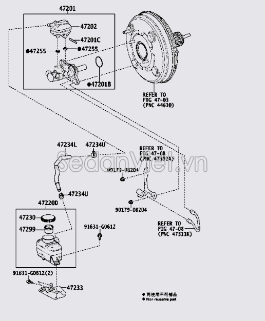 Cốc lọc dầu bình dầu phanh Toyota Land Cruiser Prado 2009-2013