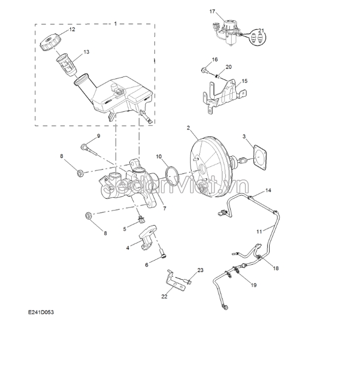 Nắp bình dầu phanh MG ZS 2020-2023