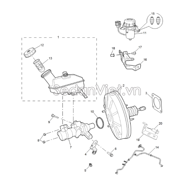 Cốc lọc dầu MG ZS 2020-2023