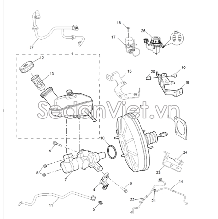 Cốc lọc dầu MG ZS 2020-2023