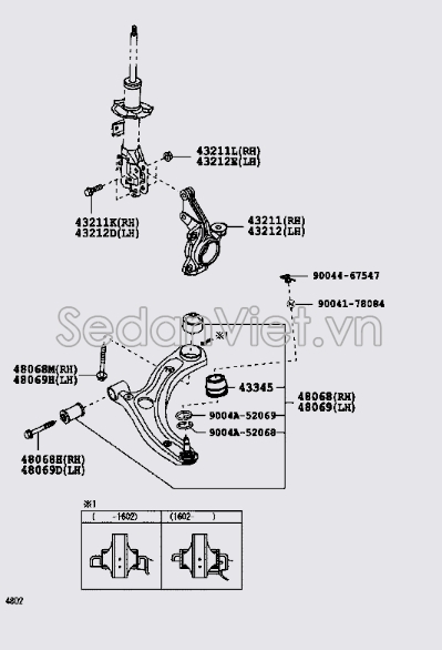 Càng A Toyota Wigo 2017