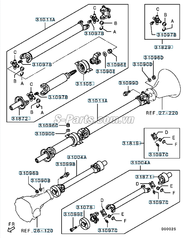 Bi treo các đăng Mitsubishi Triton 2005-2009