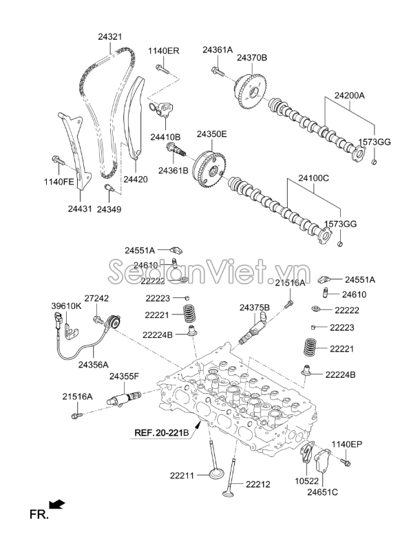 Phớt ghip Hyundai Grand Starex 2008-2013
