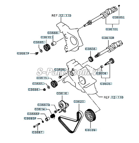 Dây đối trọng Mitsubishi Triton All New 2015-2017