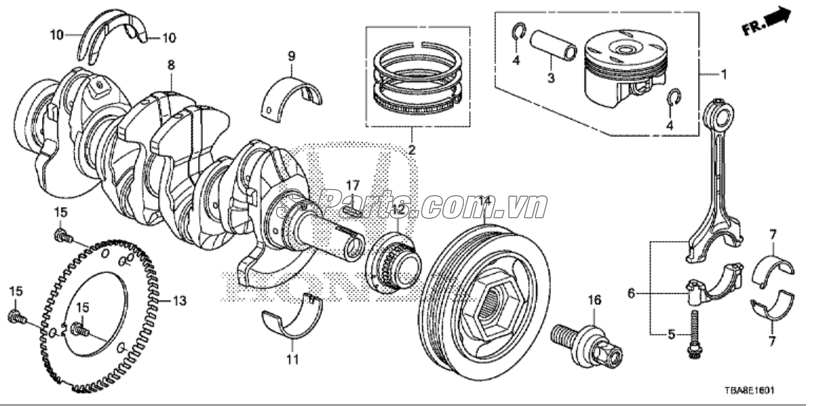 Tay biên Honda Civic 2006
