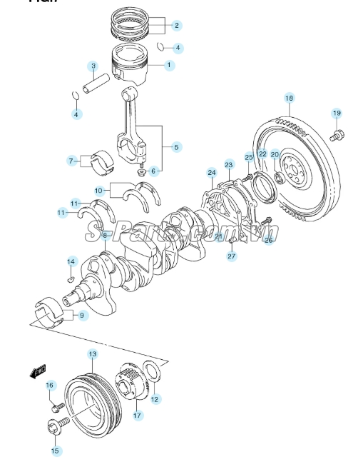 Bạc biên-Bạc balie Suzuki Carry Pro 2008-2016