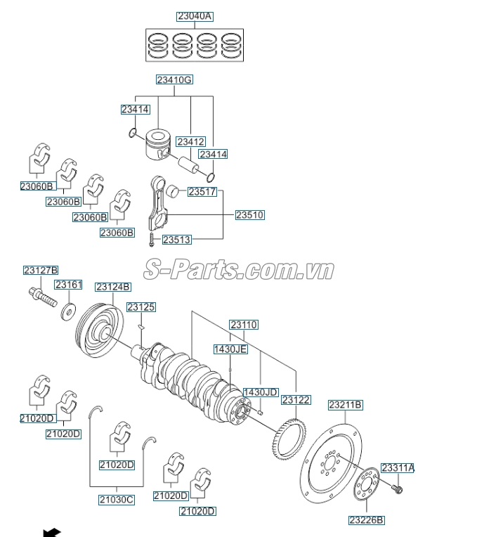 Tay biên KIA Sorento 2009-2013