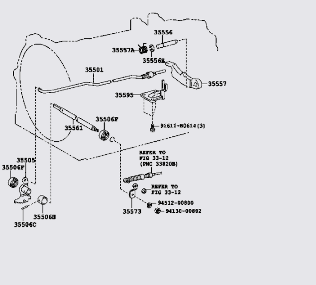 Bánh răng chuyển tầng trong hộp số tự động Toyota Fortuner 2009-2012