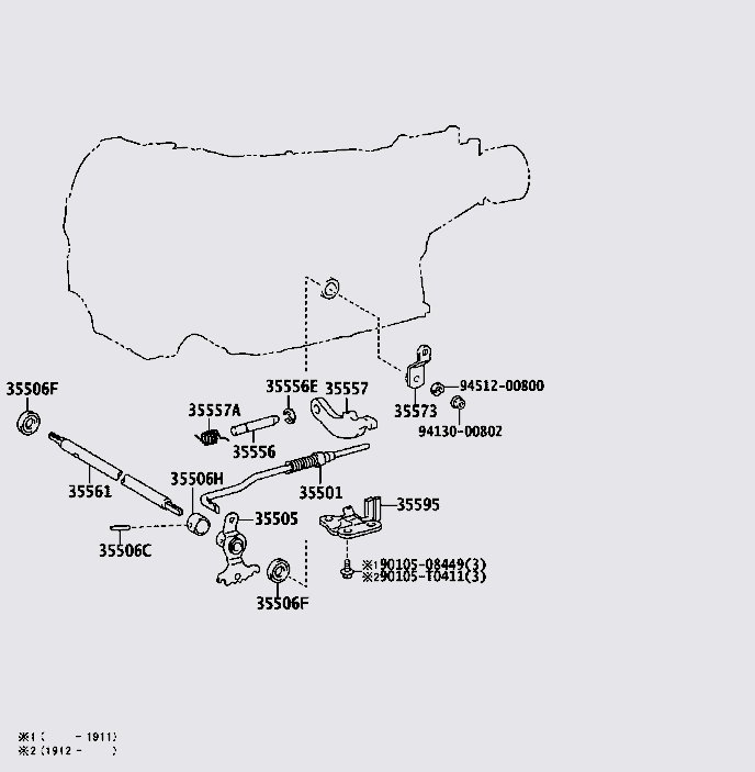 Bánh răng chuyển tầng trong hộp số tự động Toyota innova 2017