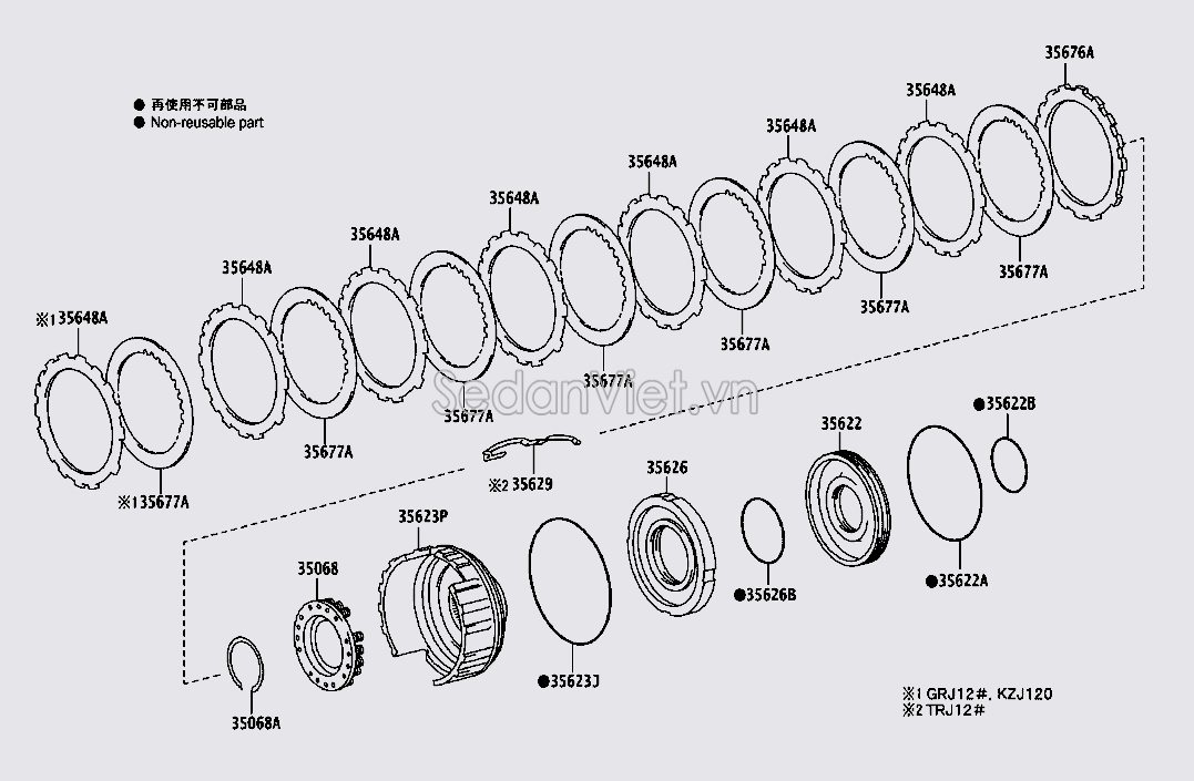 Lá côn Toyota Fortuner 2009-2012